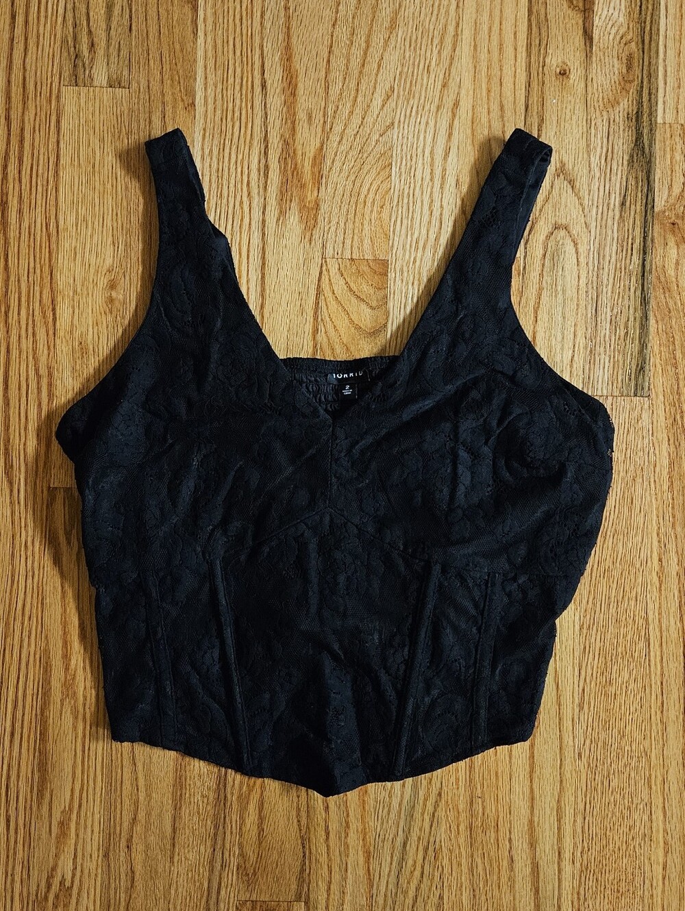 Torrid Lace Corset Crop Top